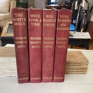 Set of (4) Richard Harding Davis Hardcover Books